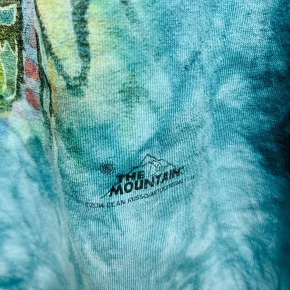 Vintage Rainforest Cafe Blue Giraffe Men’s T-Shirt Large Excellent Condition - Picture 4 of 5